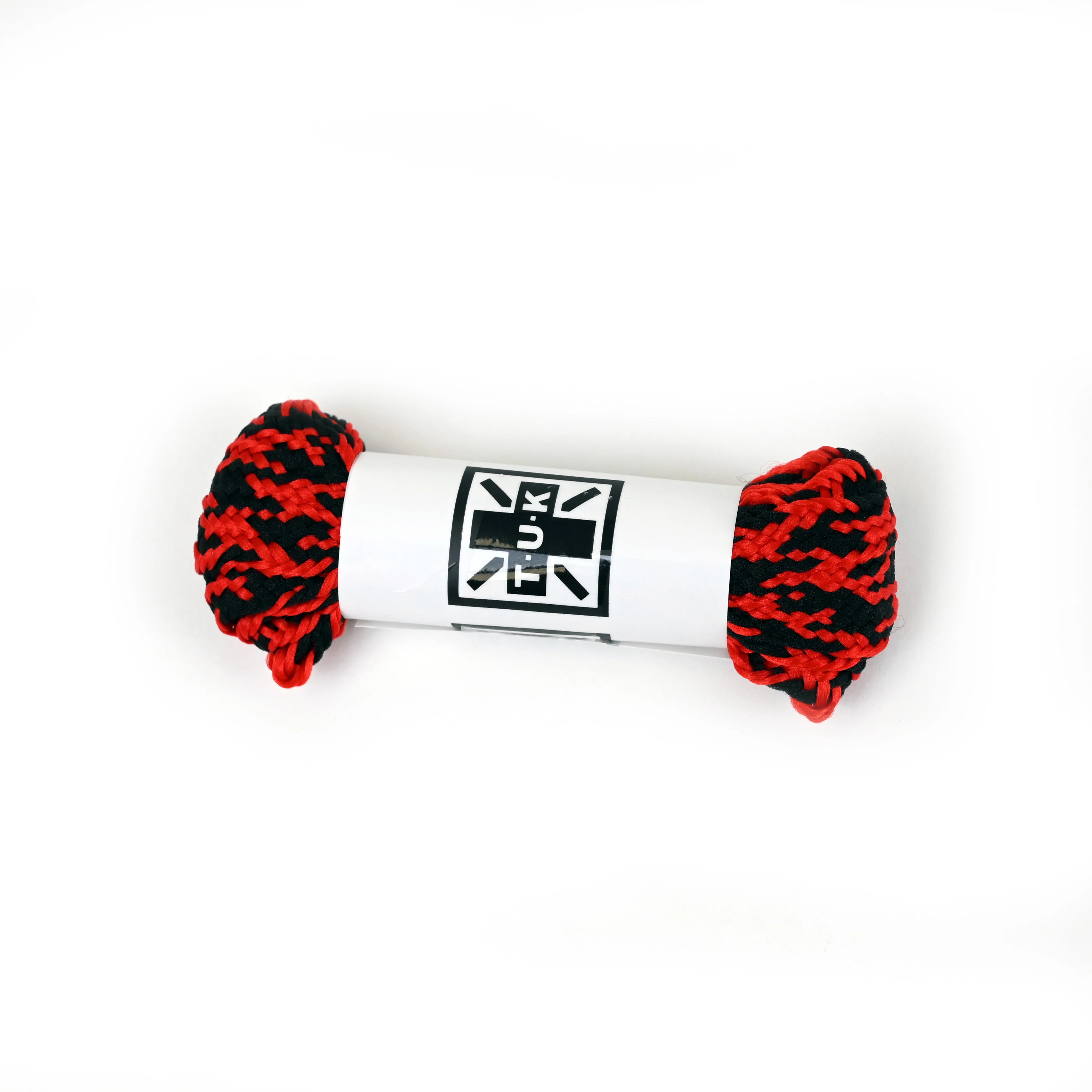 75cm Black and Red Phat Flat Laces