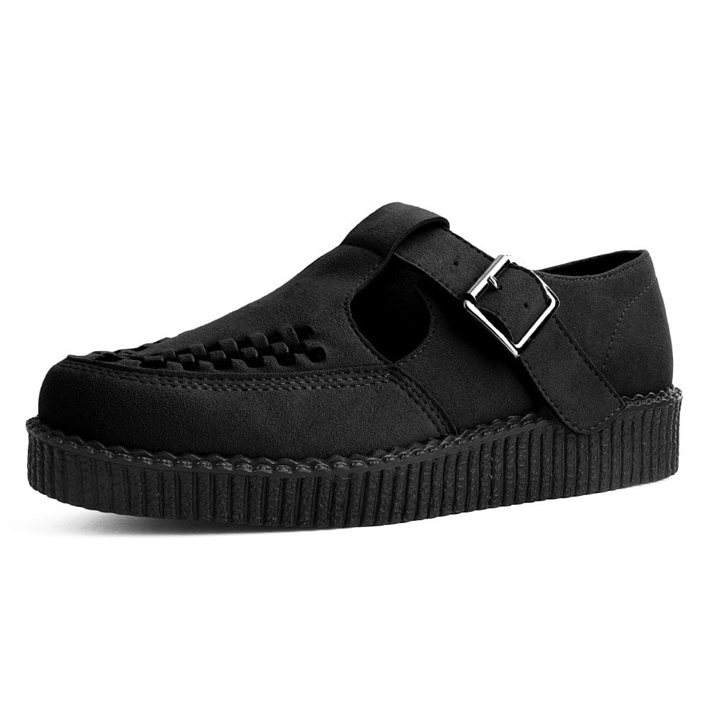 Viva Flex T-Bar Sandal Black Suede - Image 4