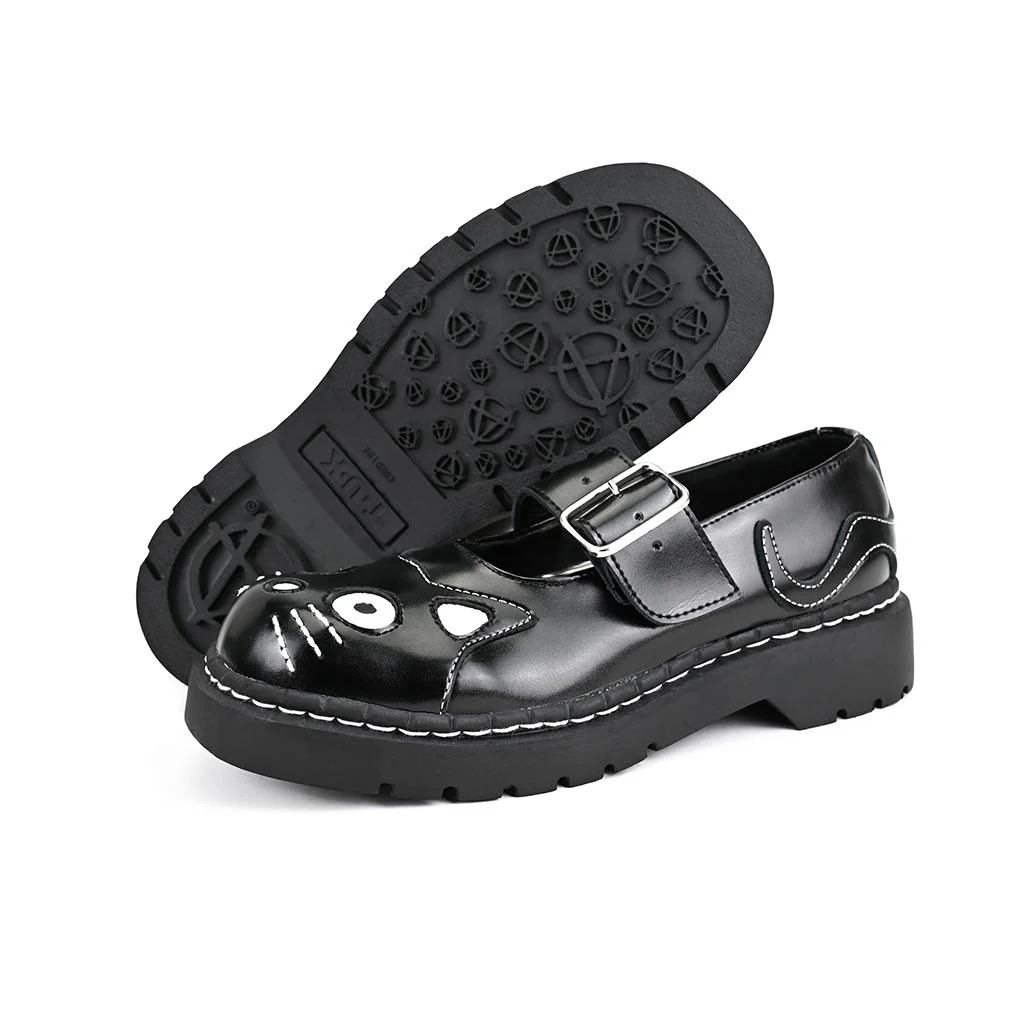Mary Jane Kitty Black Leather - Image 6