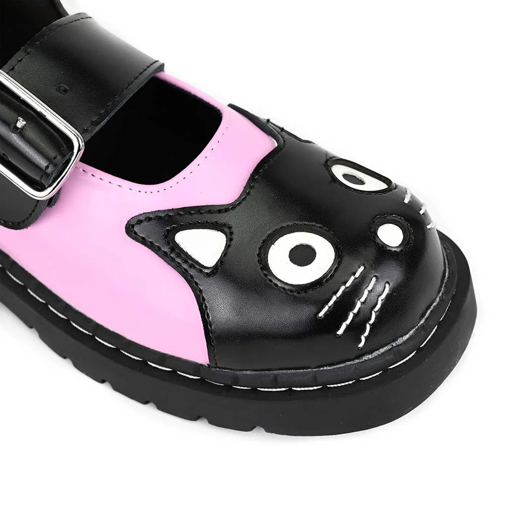 Mary Jane Kitty Pink Leather - Image 3