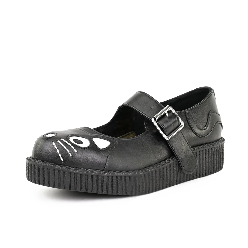 Mary Jane Kitty Viva Low Black TUKskin™ - Image 3
