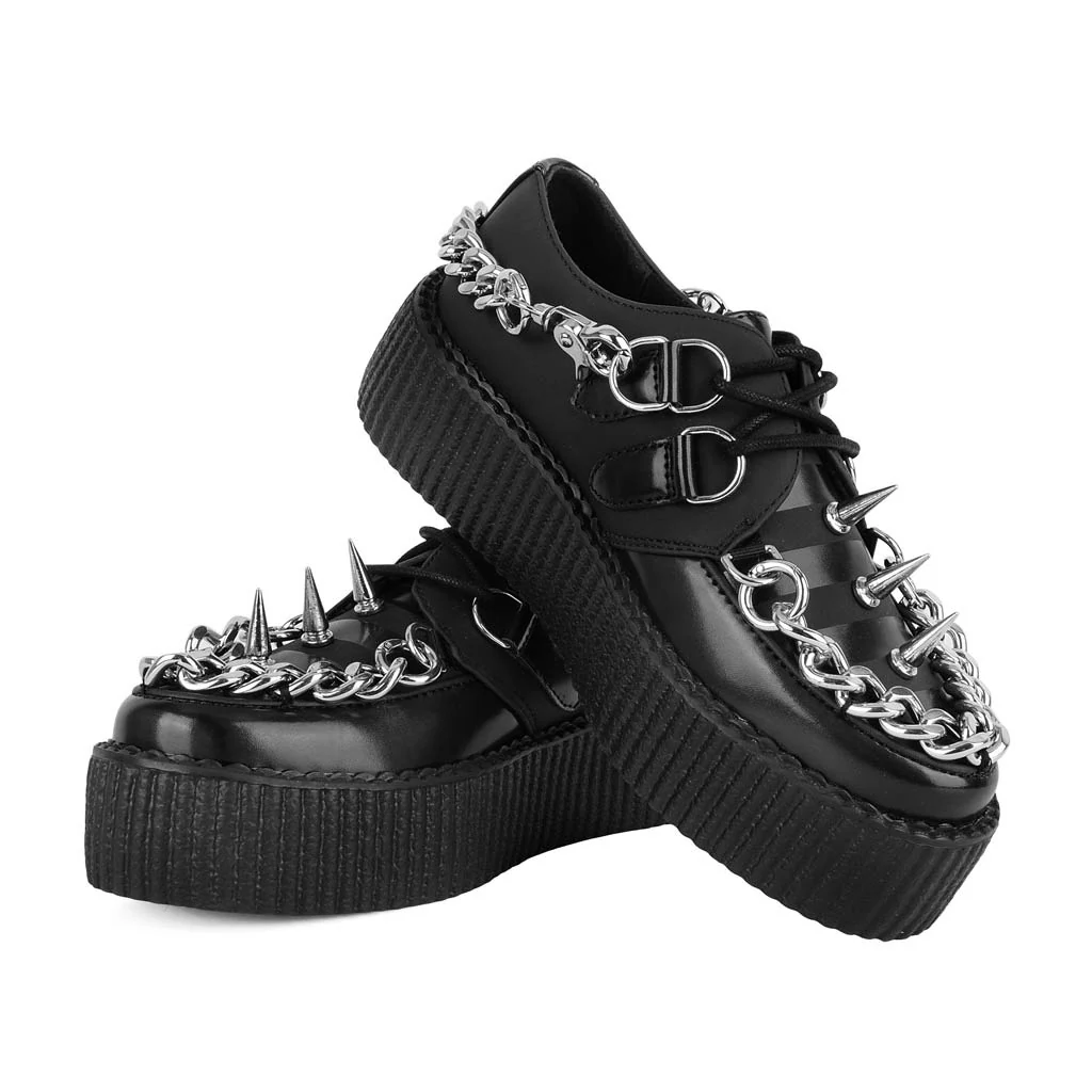 Viva High Creeper Black Spiked Vegan TUKskin⢠- Image 3